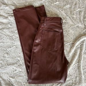 Abercrombie Curve Love Leather Pants
